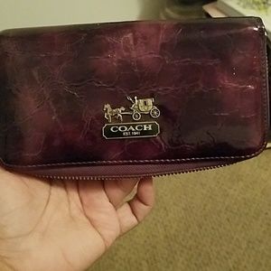 Purple wallet